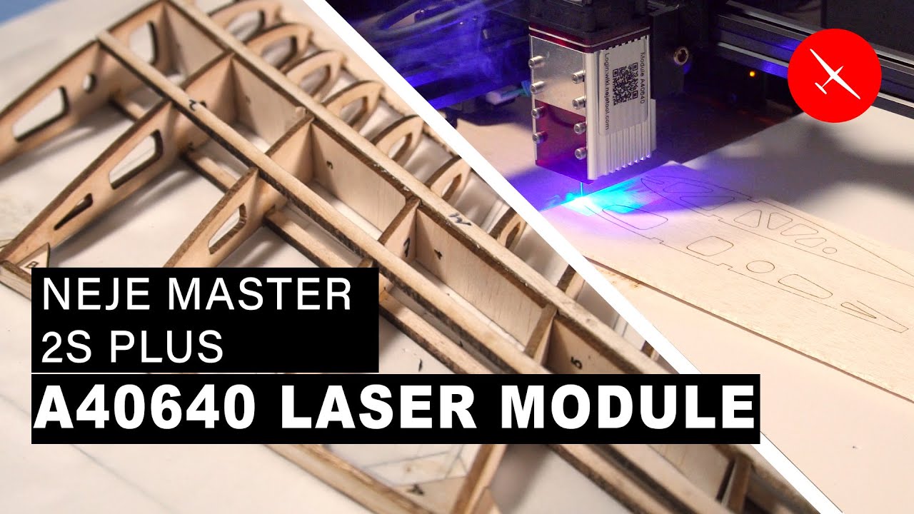 Neje Master 2S Plus - лазерный модуль A40640 для резки и гравировки | Я построил радиоуправляемый...