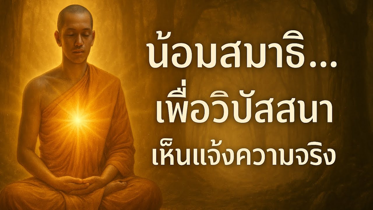 น้อมสมาธิ...เพื่อวิปัสสนา เห็นแจ้งความจริง | เส้นทางสู่การรู้แจ้งตามพระพุทธเจ้า