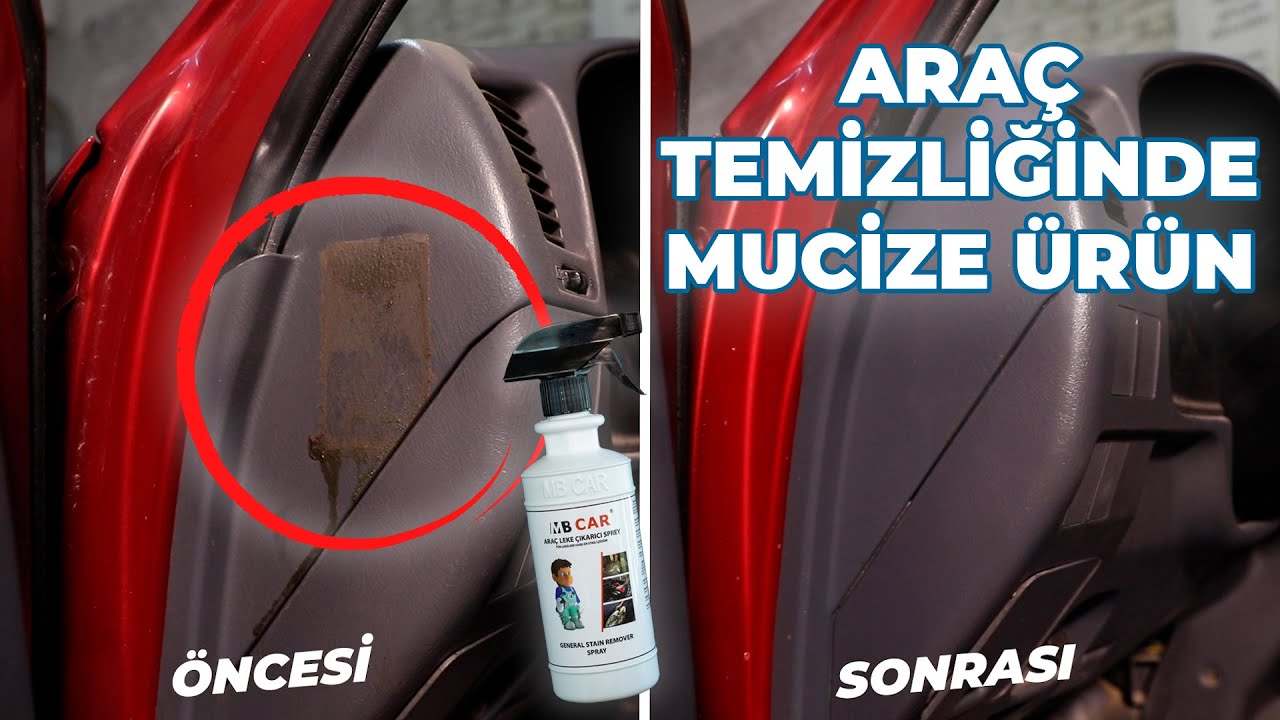 Arabanızdaki En Zorlu Lekeleri 10 Saniyede Temizleyen Ürün ! - MB Car 04