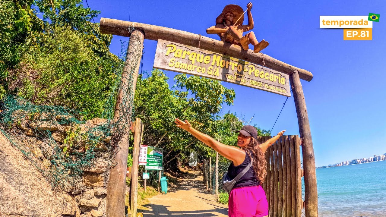 FUJA DA BADALAÇÃO DE GUARAPARI e Conheça o Morro da Pescaria com suas belas praias