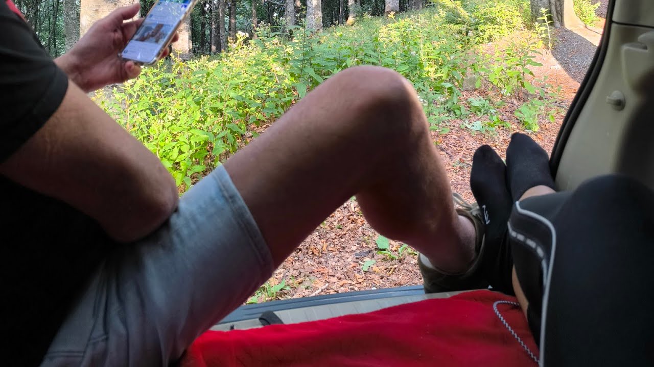  ♥️Подорож з Італійцем ‼️Спимо в Машині . В Горах страшно дощ і холод 😢😢