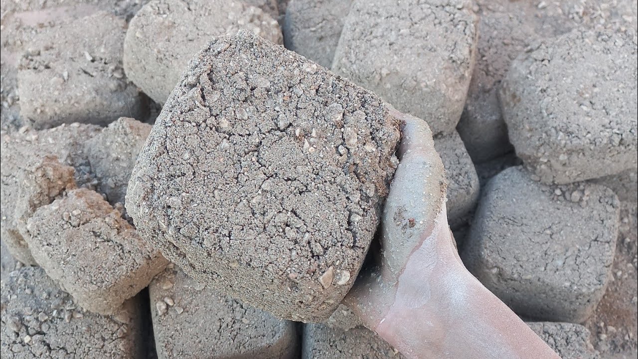 New Video Floor Crumbling of White stones squares || Satisfaction Package || relaxing and satisfying