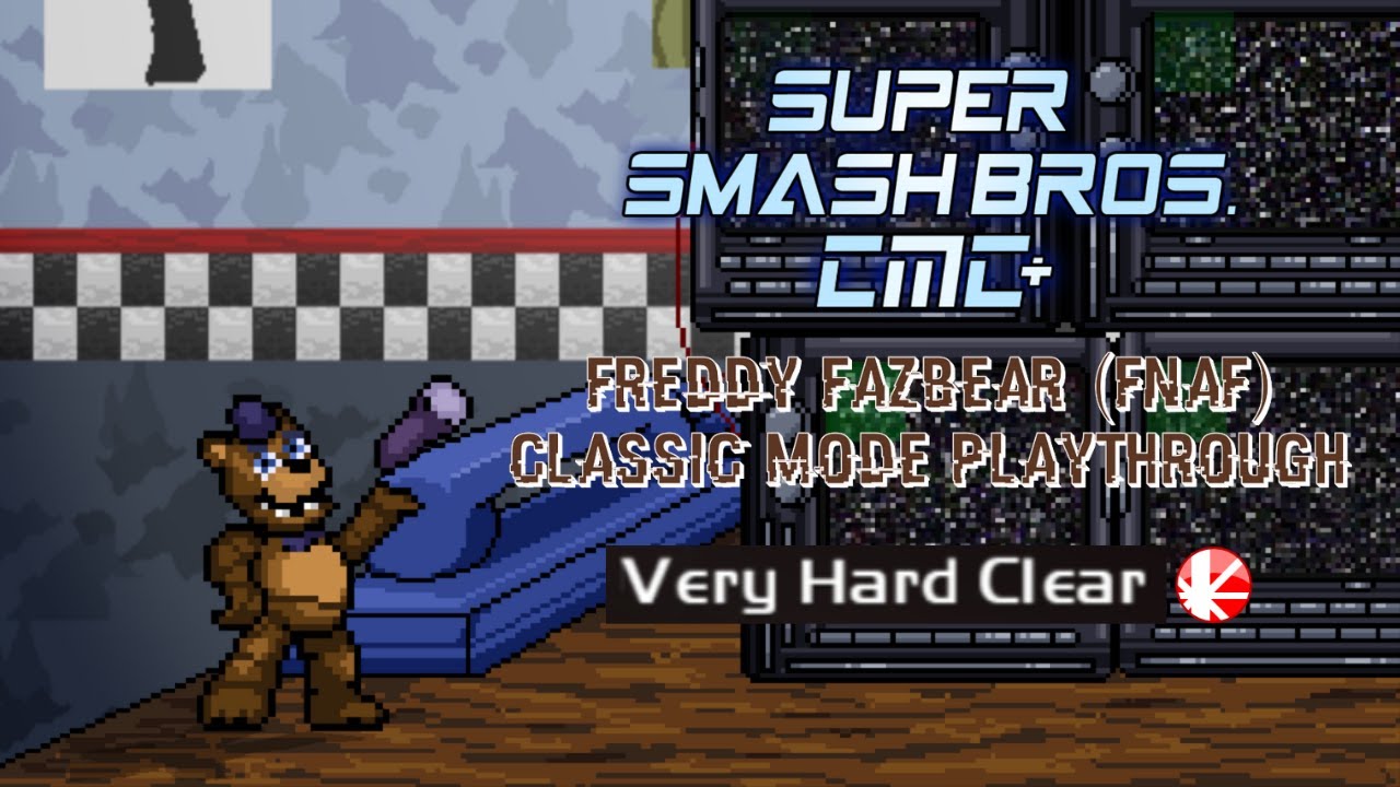 Super Smash Bros. Crusade CMC+ V8 - Freddy Fazbear (FNAF) Classic Mode Playthrough