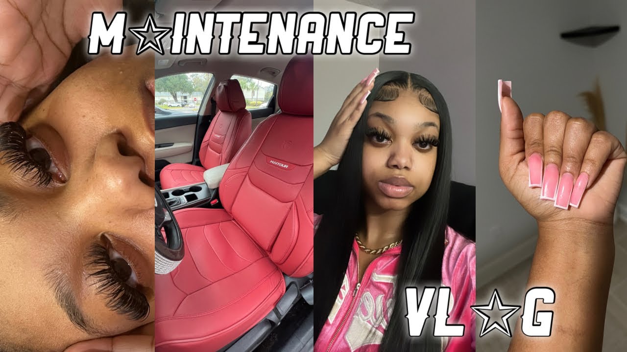 MAINTENANCE VLOG ☆ | HAIR + NAILS + NEW CAR, + LASHES + DERMAPLANING + ETC