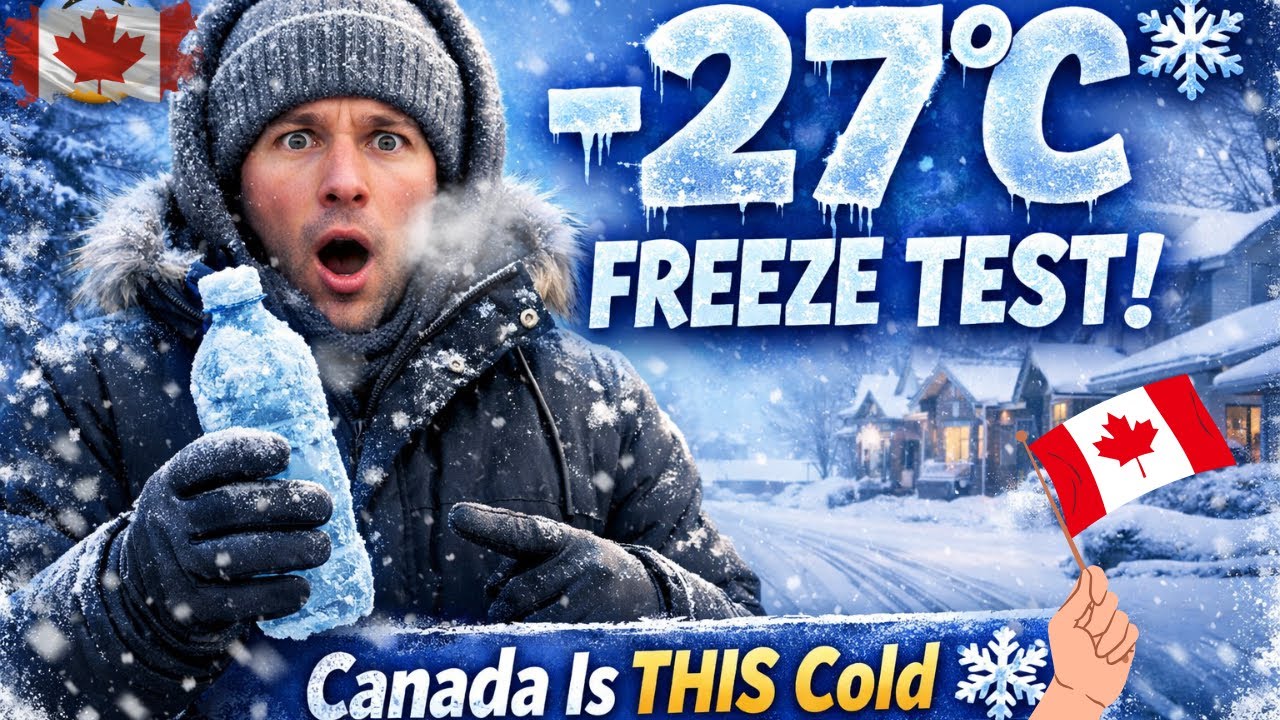 -27°C Freeze Test | Immigrant Life Reality in Canada