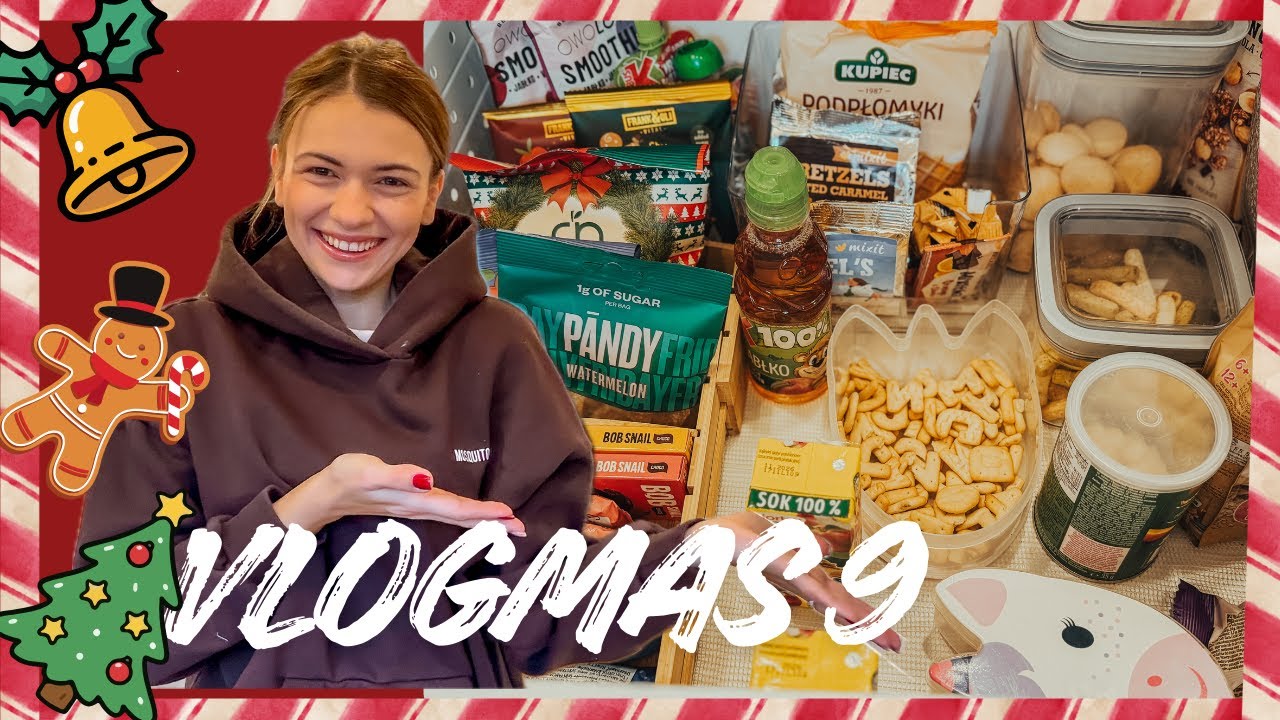 VLOGMAS 9| ZAKUPY DO SZUFLADY Z PRZEKĄSKAMI