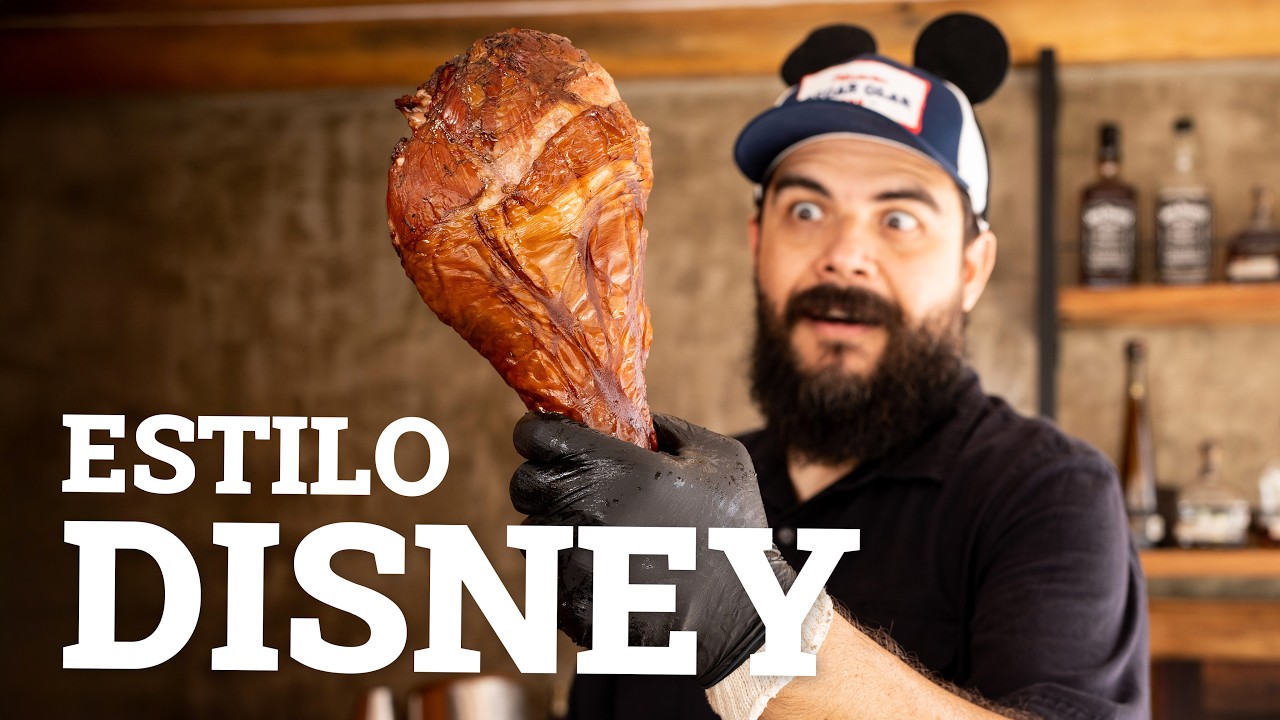 Piernas de pavo estilo Disney… ¡saben a jamón y no entiendo cómo!