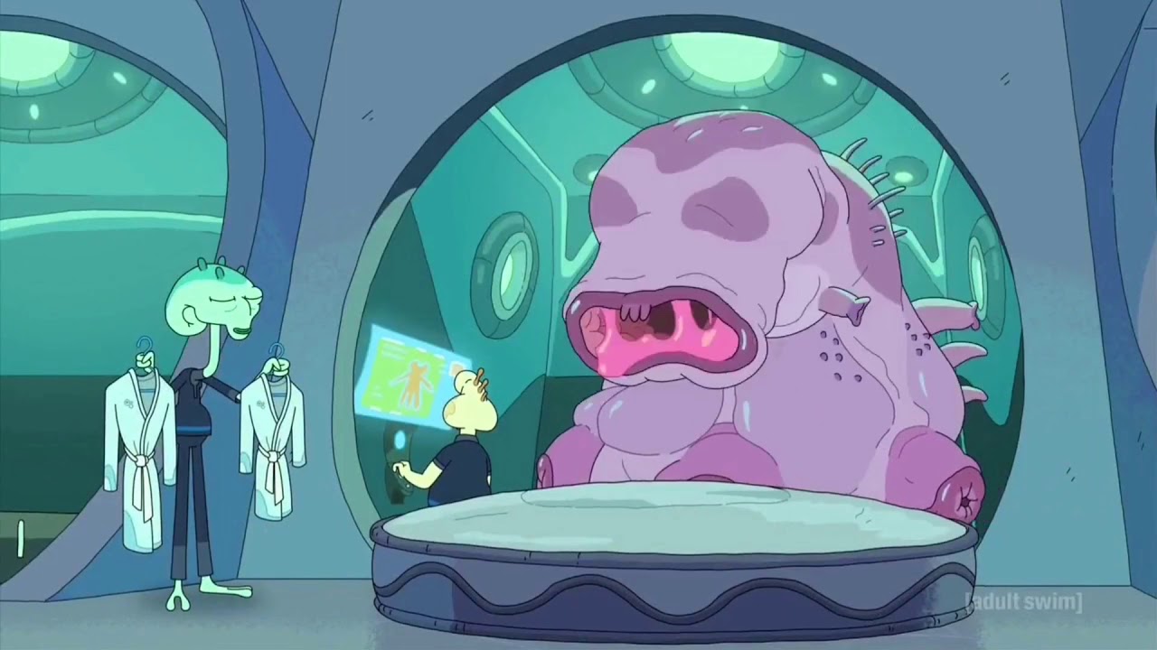 Rick and Morty Spa scene (new episode)