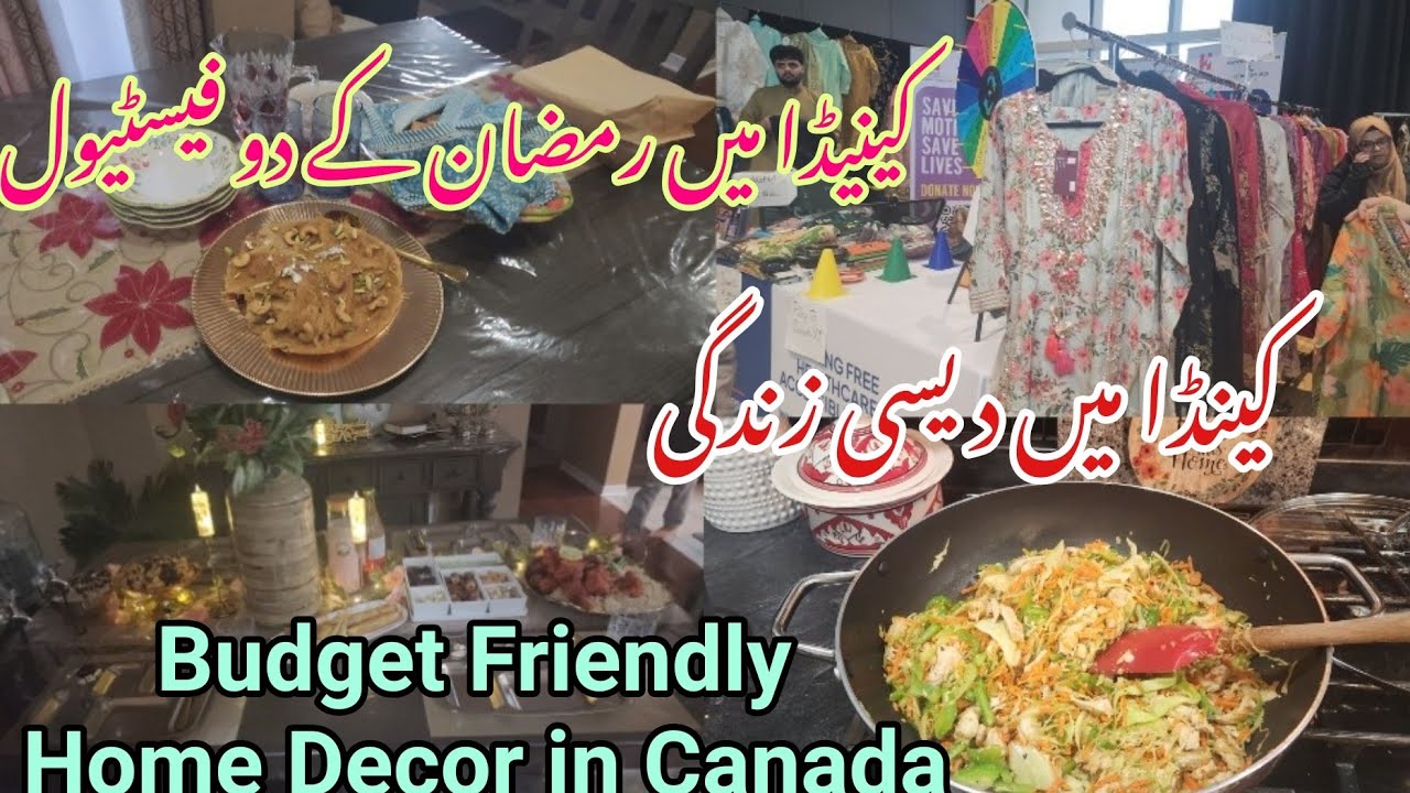 Ramadan Festival Reality in Canada 😱 | Budget Decor, & ftar Rolls Recipe | Before Ramadan routine 