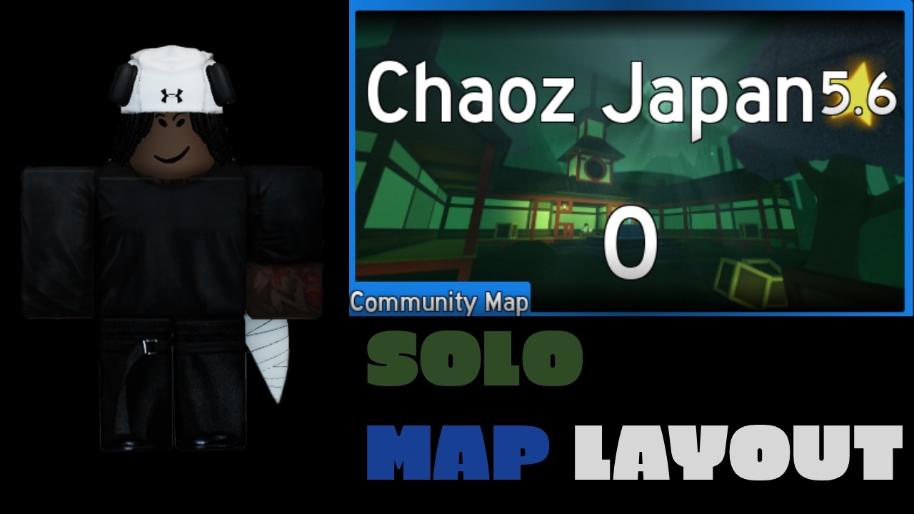 Chaoz Japan(Crazy 5.6) Solo, Full map layout