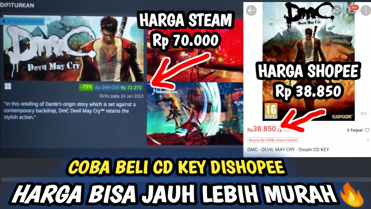 Beli CD Key Steam dishopee Lebih Murah, Dari Pada Langsung Disteam (Padahal Ada Diskon Winter Sale)