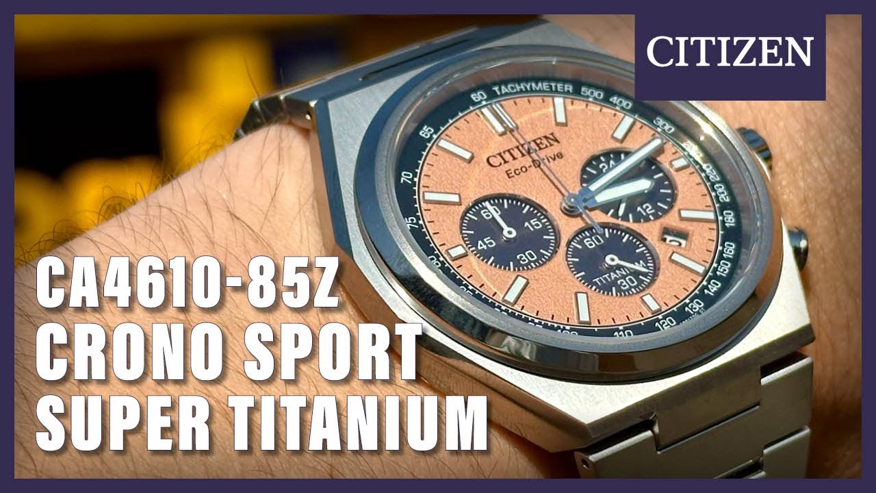 Unboxing The Citizen Crono Sport CA4610-85Z
