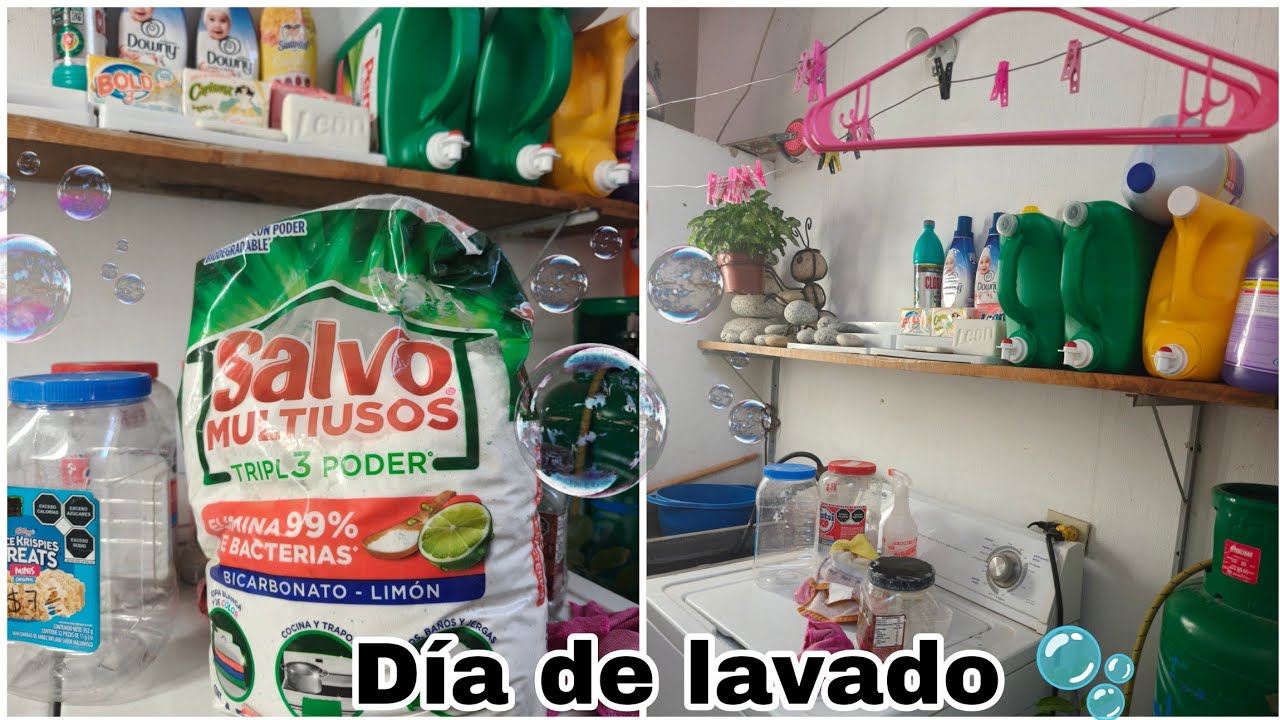 Limpieza en mi casa Infonavit 🏡🫶 Día de Lavado en Lavadora 🫧🤭