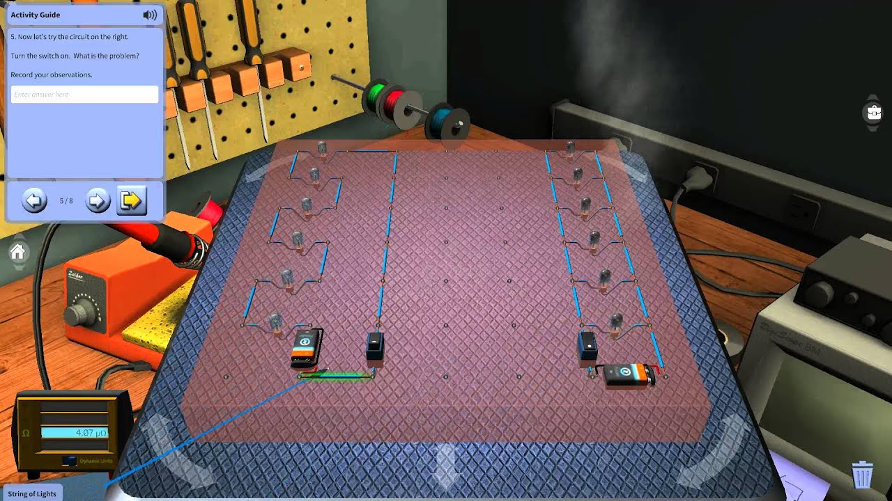 String of Lights (Franklin's Lab)