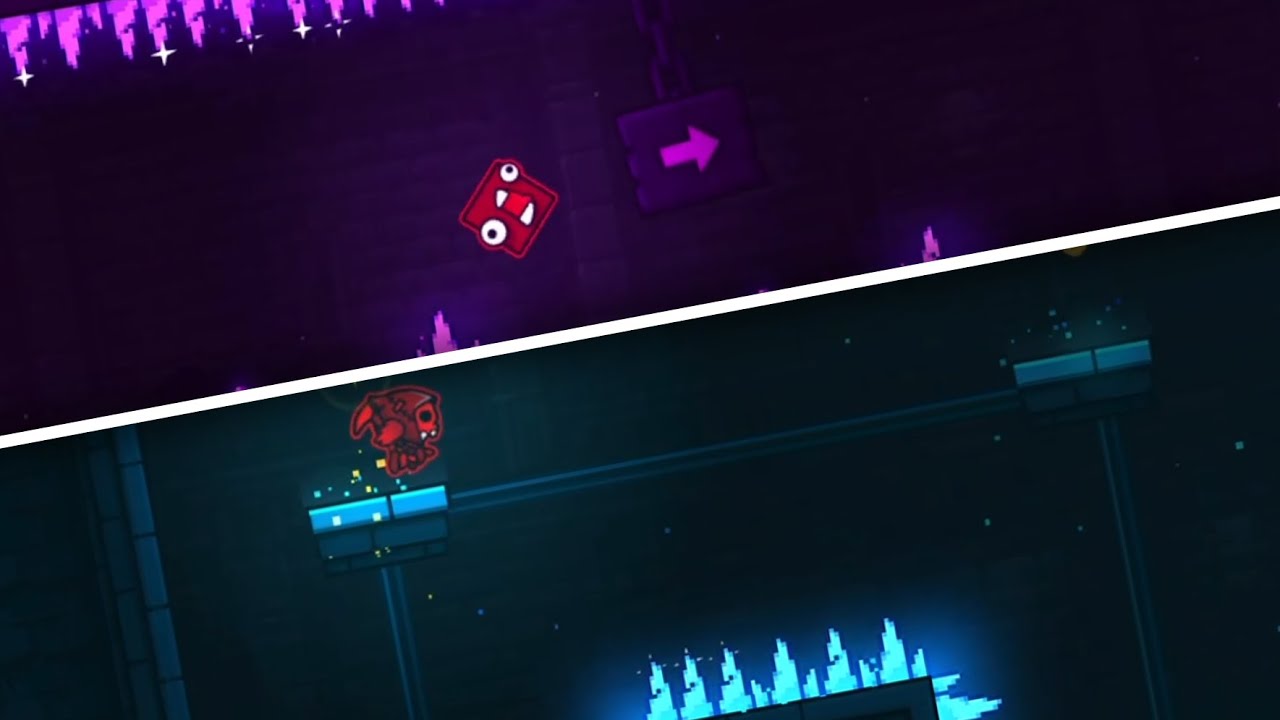 “The Lost Caves” by red7777 (Me) [Geometry Dash 2.2]