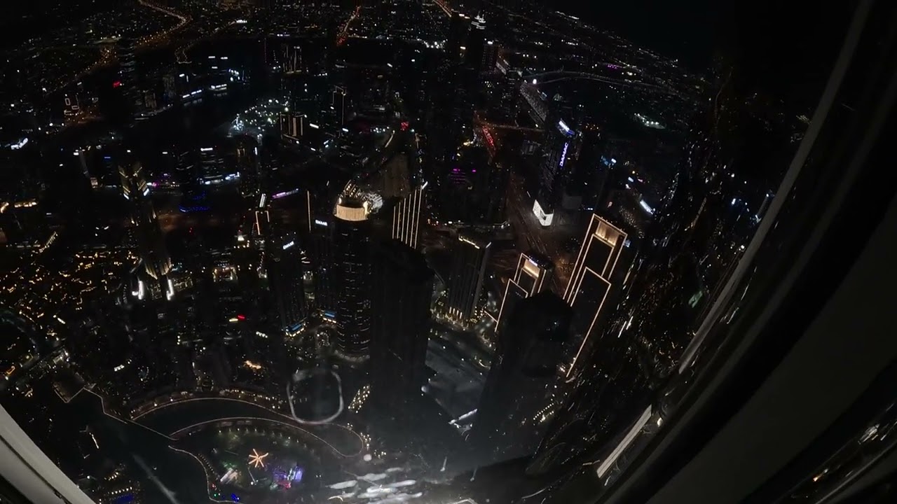 ドバイ夜景、不明瞭