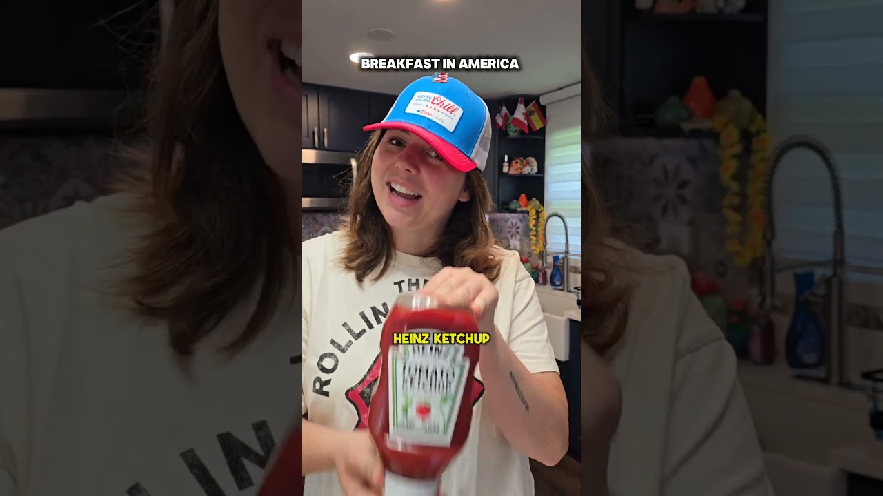 Breakfast in Europe vs America #food #humor #comedy #usa #eu #culture #couplecomedy  #travel