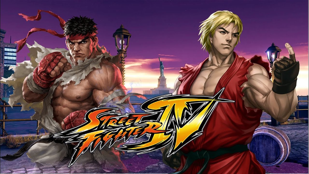 RYU vs KEN 🔥 A Rivalidade Eterna em Street Fighter IV | Luta Épica