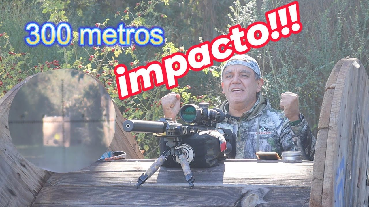 desafio fx panthera a 300 metros con slug SGA 34 grain. CHILE