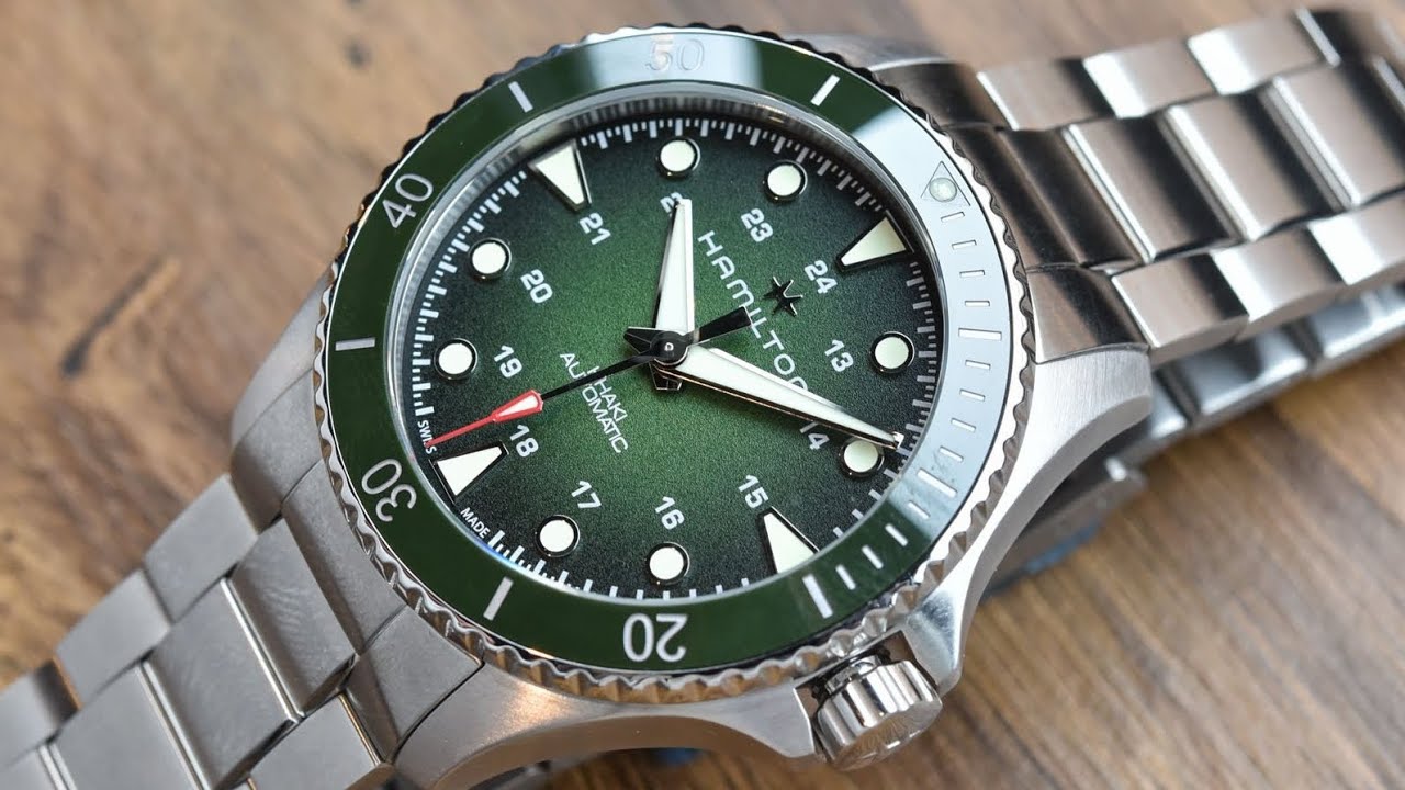Hamilton H82525160 Khaki Navy Scuba Green Dial Automatic