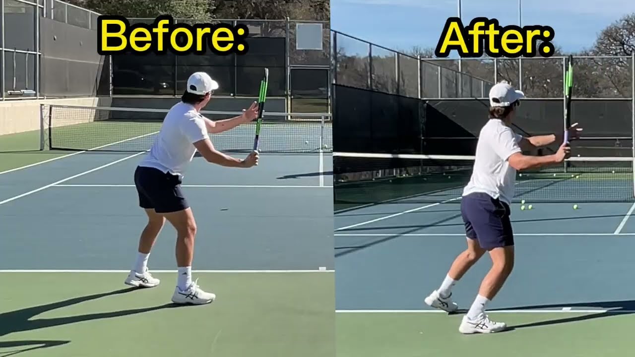 Unbelievable! See how this simple forehand tweak transformed his game in seconds!