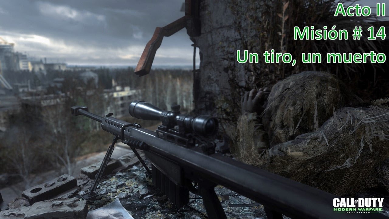 Call of Duty: Modern Warfare Remastered | UN TIRO, UN MUERTO | Campaña | PC | Español