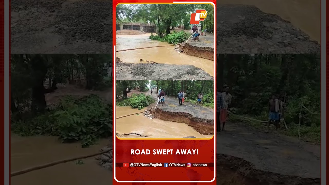 Monsoon Havoc in Keonjhar: Incomplete Bridge Leaves Locals Stranded | OTV News English | OTV