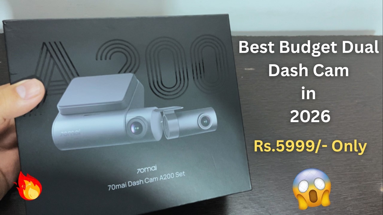 70mai A200 HDR Dual Dash Camera, 1080P Real HDR Front & 1080P Rear, Night Owl Vision | 2026 Best Cam