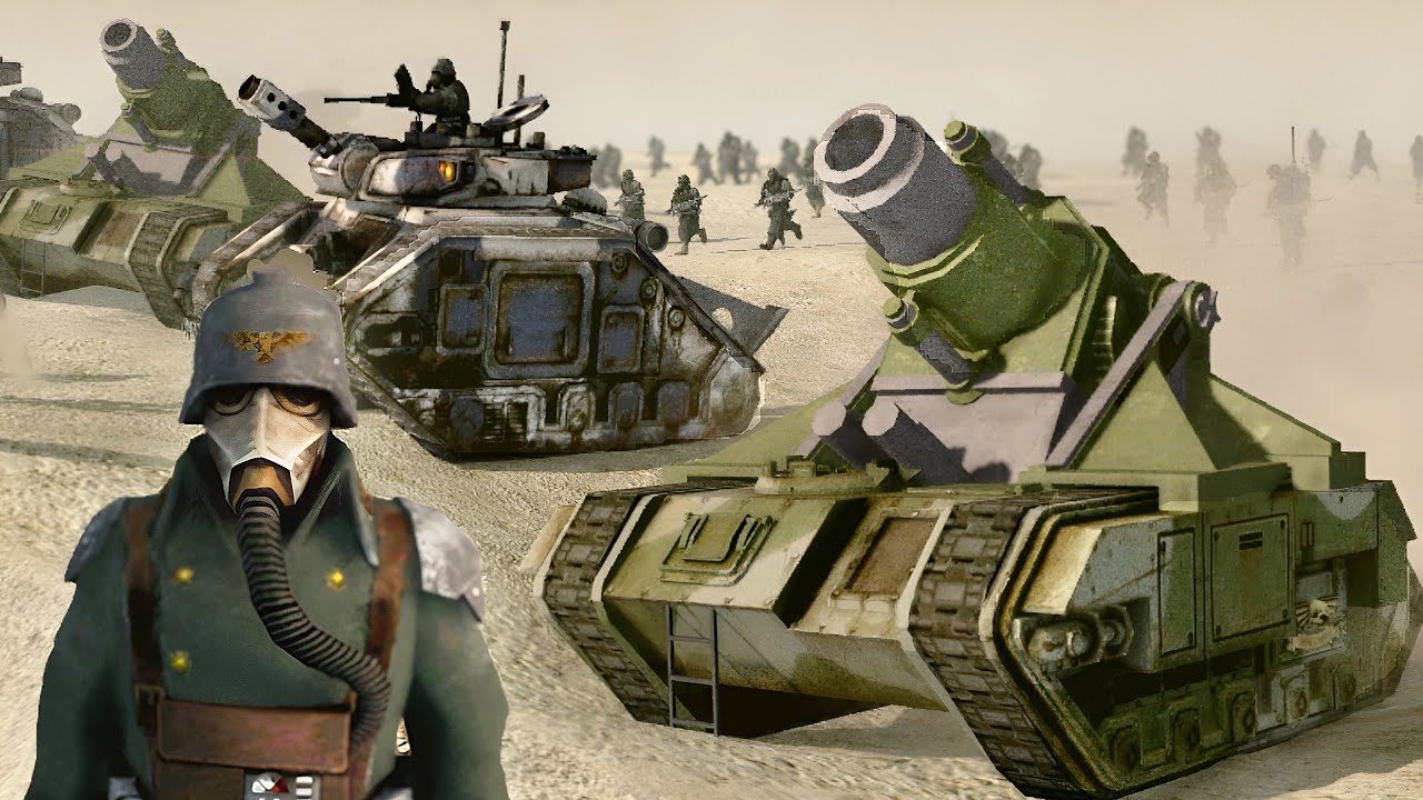 ULTIMATE MOD WARHAMMER 40K: Death Korps of Krieg vs Tau Empire - Men of War: Assault Squad 2