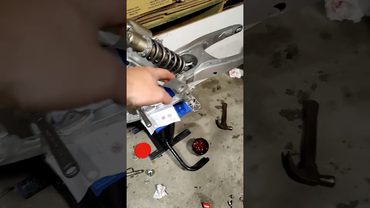 Обновление по восстановлению YZ125 - Маятник установлен! 