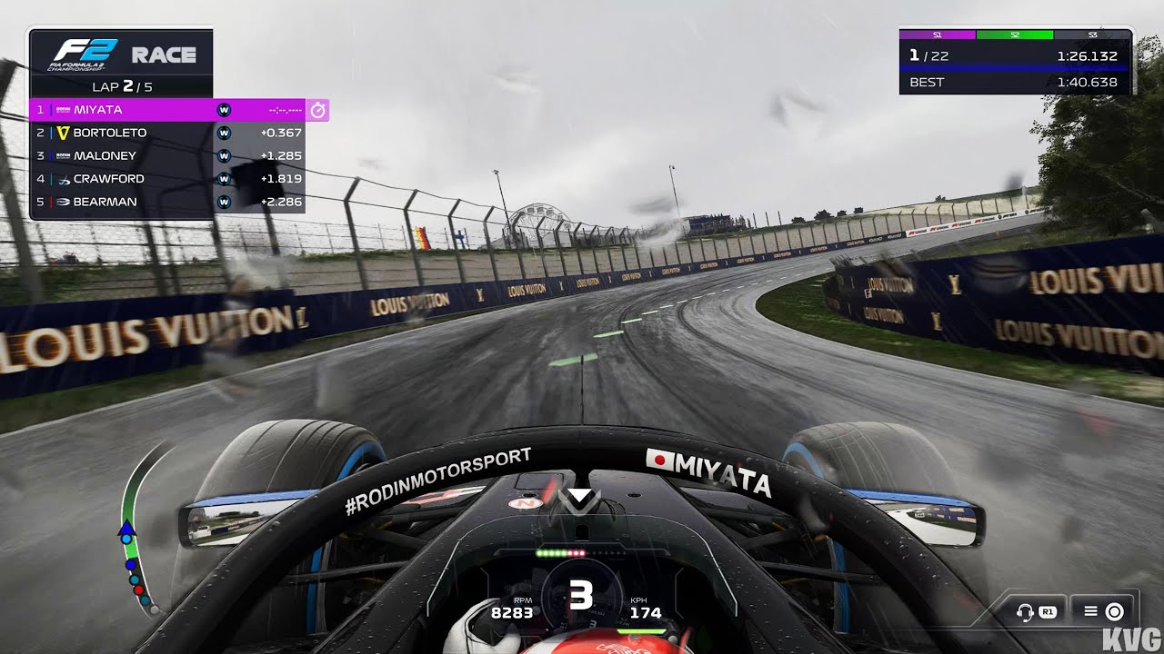F1 25 - F2 Rain Gameplay (PS5 UHD) [4K60FPS]