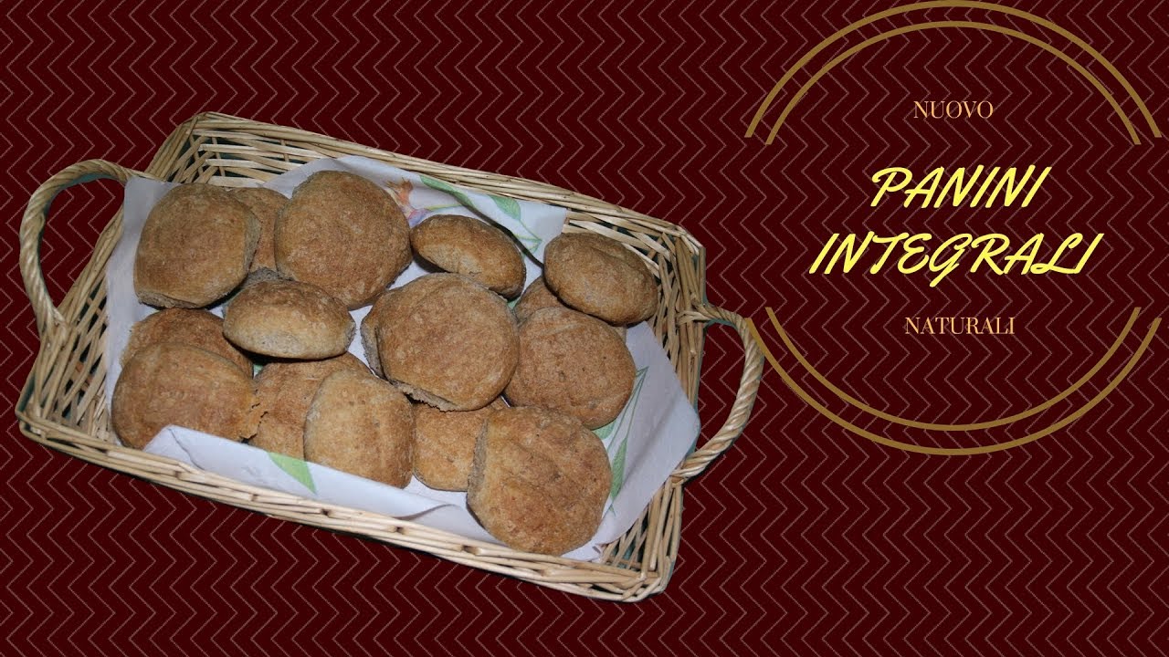 RICETTA - PANINI INTEGRALI - Soffici BUONI e BIO.. e con LIEVITO MADRE