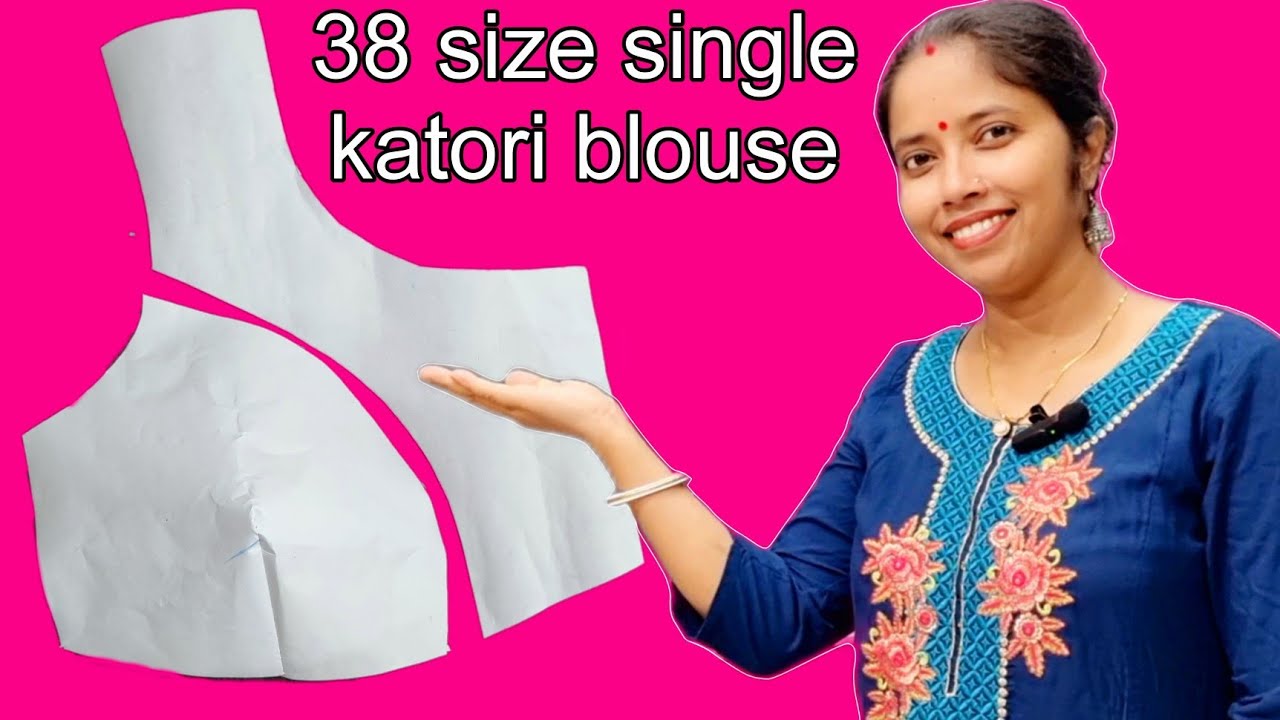 Blouse cutting || size single katori blouse pepper or fabric cutting perfect method