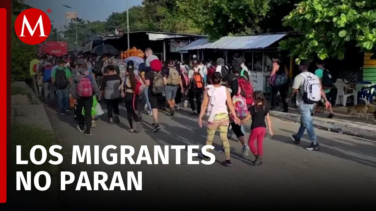 Avanzan caravanas migrantes desde la frontera sur a pesar del triunfo de Donald Trump