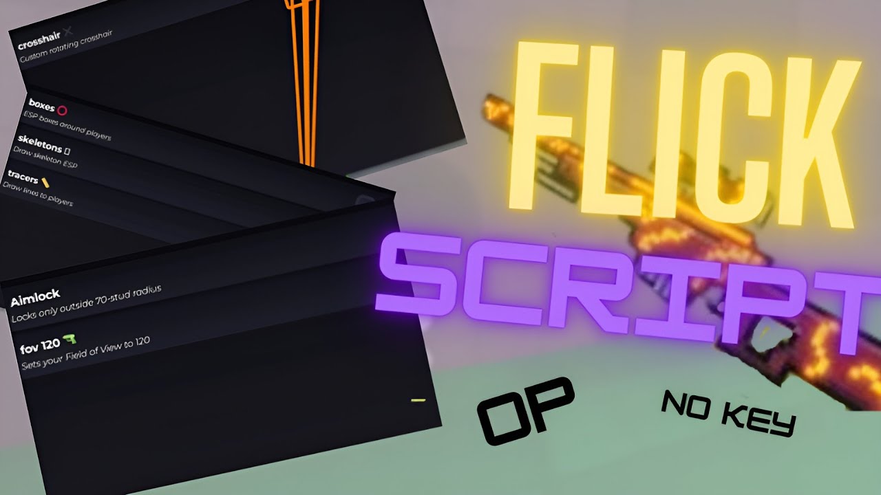 Скрипт FLICK | Без ключа | AIMBOT, ESP и трассеры | Pastebin 2026 | Мобильные устройства/ПК