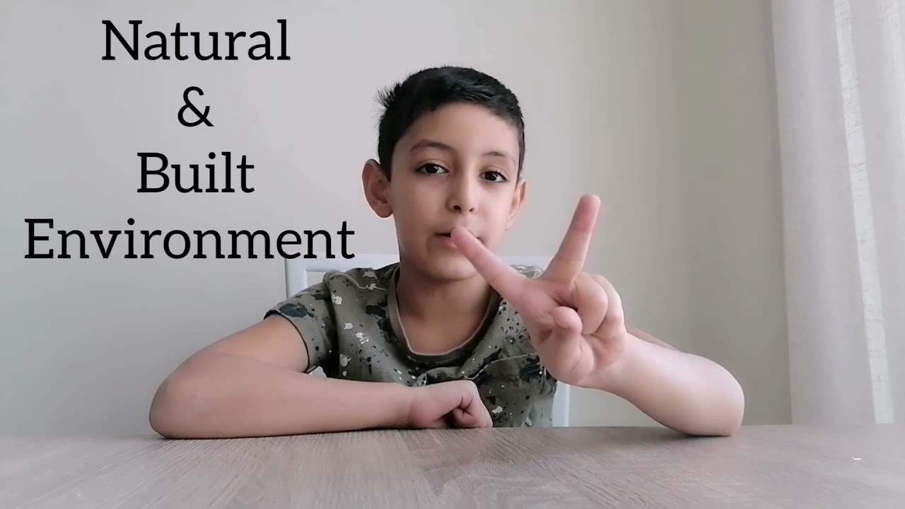 deference between natural and Built environment