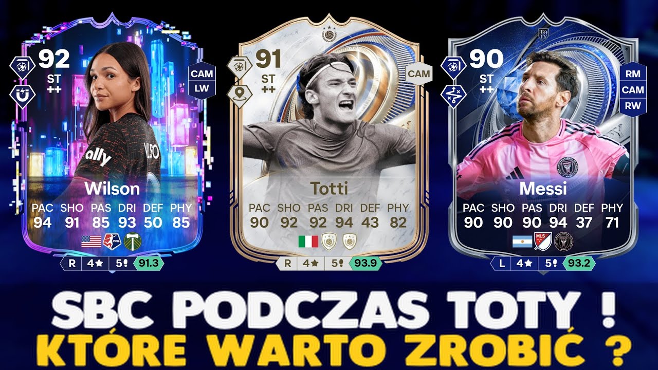 MOJA SZCZERA OPINIA O KARTACH W SBC PODCZAS ⚽TOTY⚽ W FC 26 !