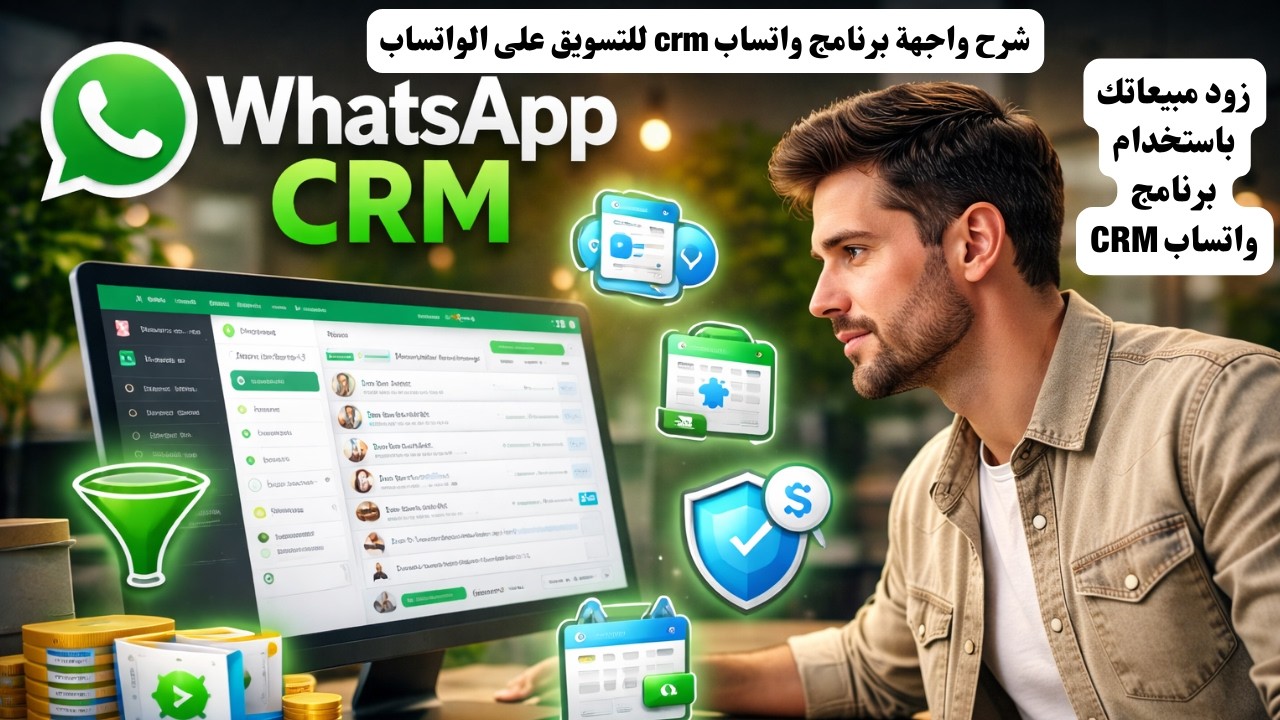 شرح واجهة برنامج واتساب CRM للتسويق على الواتساب ومميزاته وأدواته لزيادة المبيعات