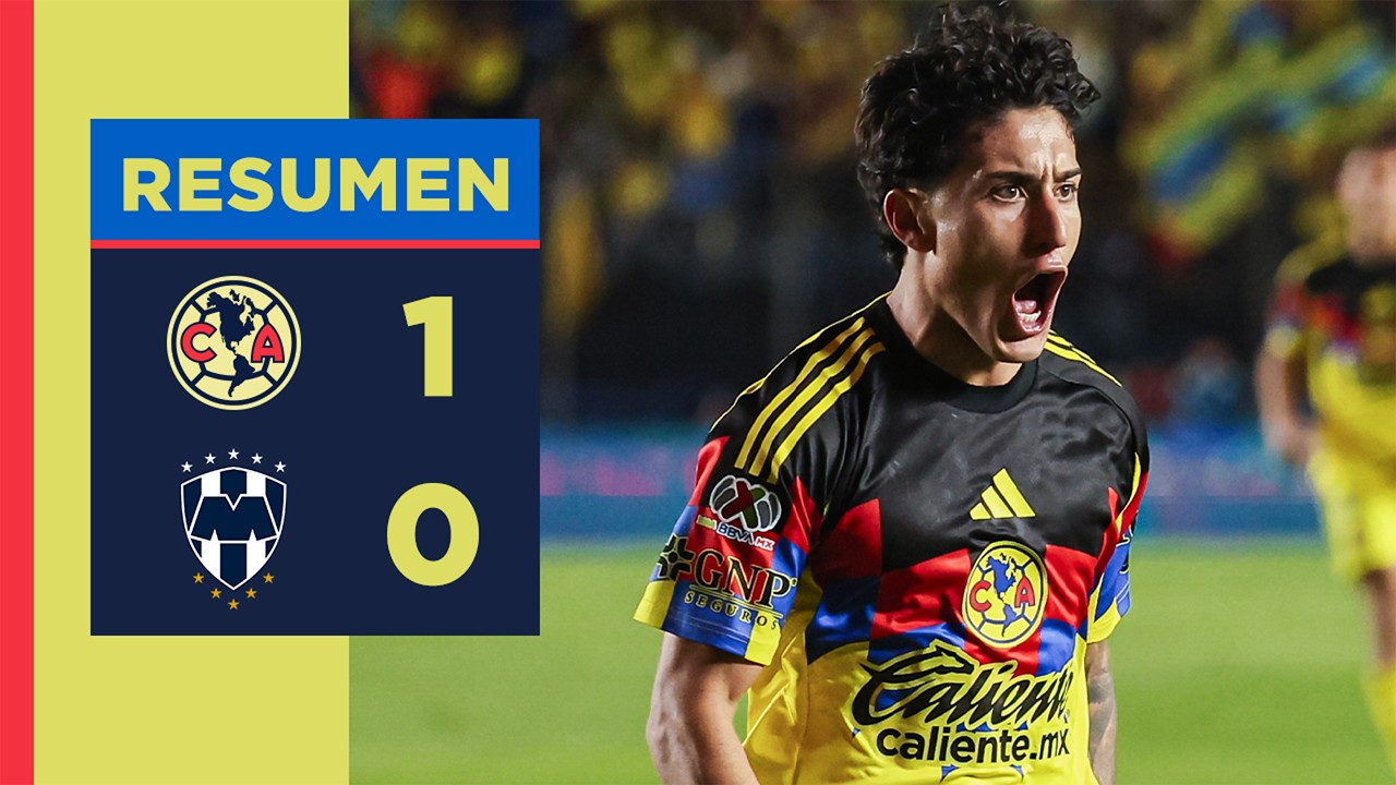 Resumen completo: América 1 vs. 0 Monterrey | J5, CL26 | ¡GOLAZO de Zendejas y triunfo en casa!