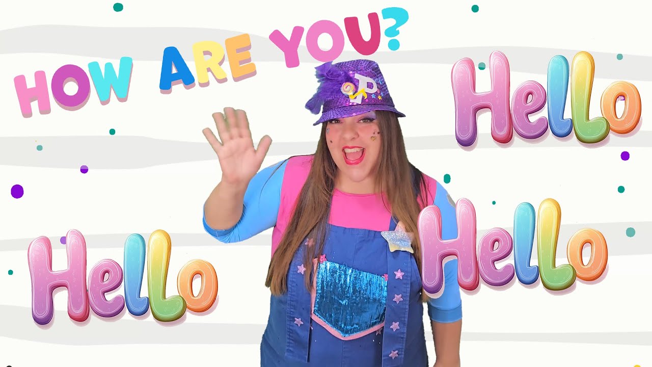Hello hello How are you?👋PELINA👋| Children's Music | Hola hola ¿Cómo estas? en inglés