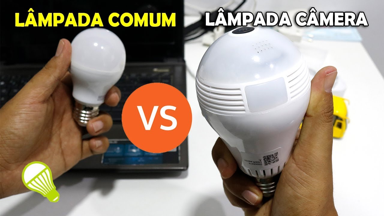 QUAL TEM MAIS BRILHO? LÂMPADA COMUM OU VR CÂMERA?