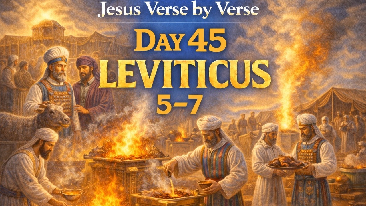 📖 Bible in a Year - Day 45: Leviticus 5–7 (Guilt, Atonement, and the Cost of Restoration)