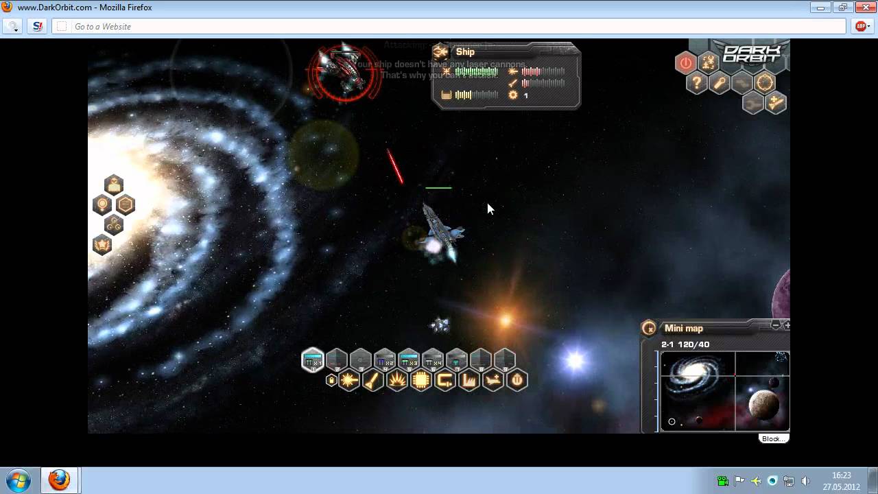 DarkOrbit - gameplay