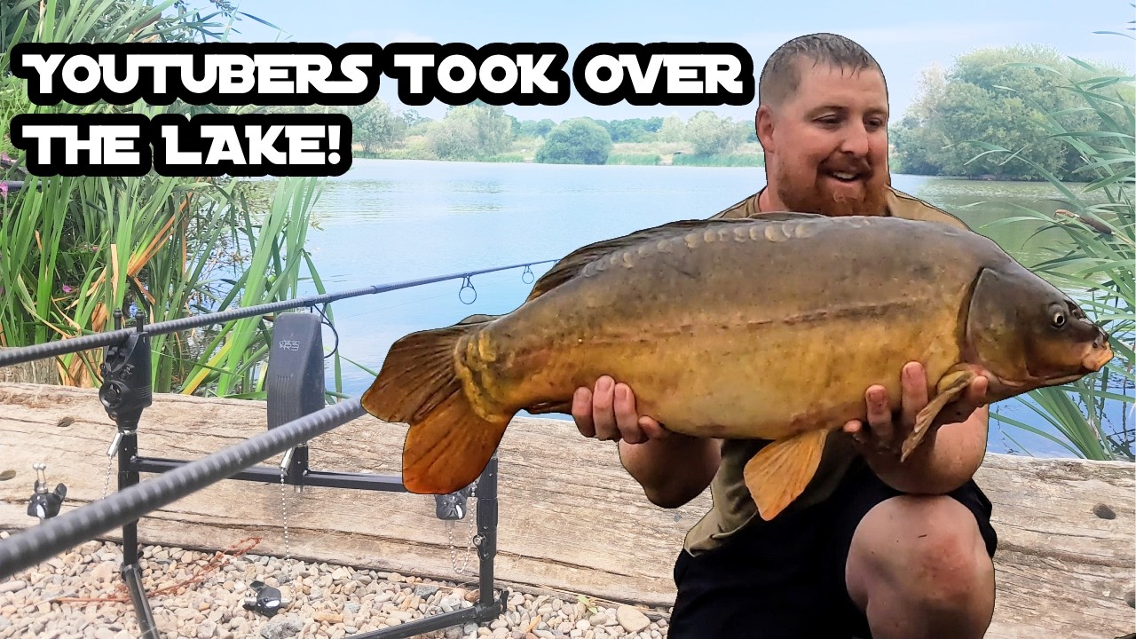 First Time CARP FISHING At Merrington Fishery! Invited Onto The Youtube Bloggers Social!
