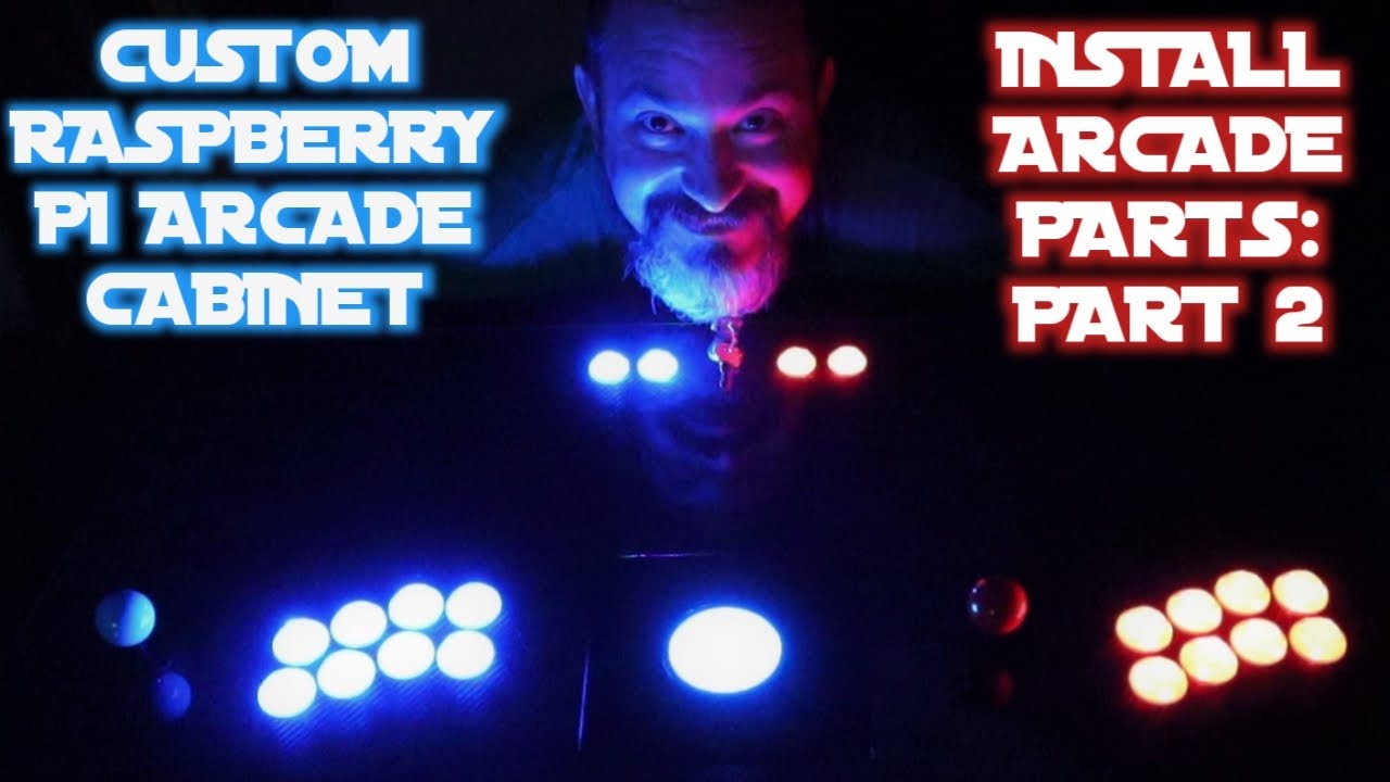 How to install vinyl, t molding, buttons, and joysticks on a Raspberry Pi Arcade Cabinet Ep#11 Pt# 2
