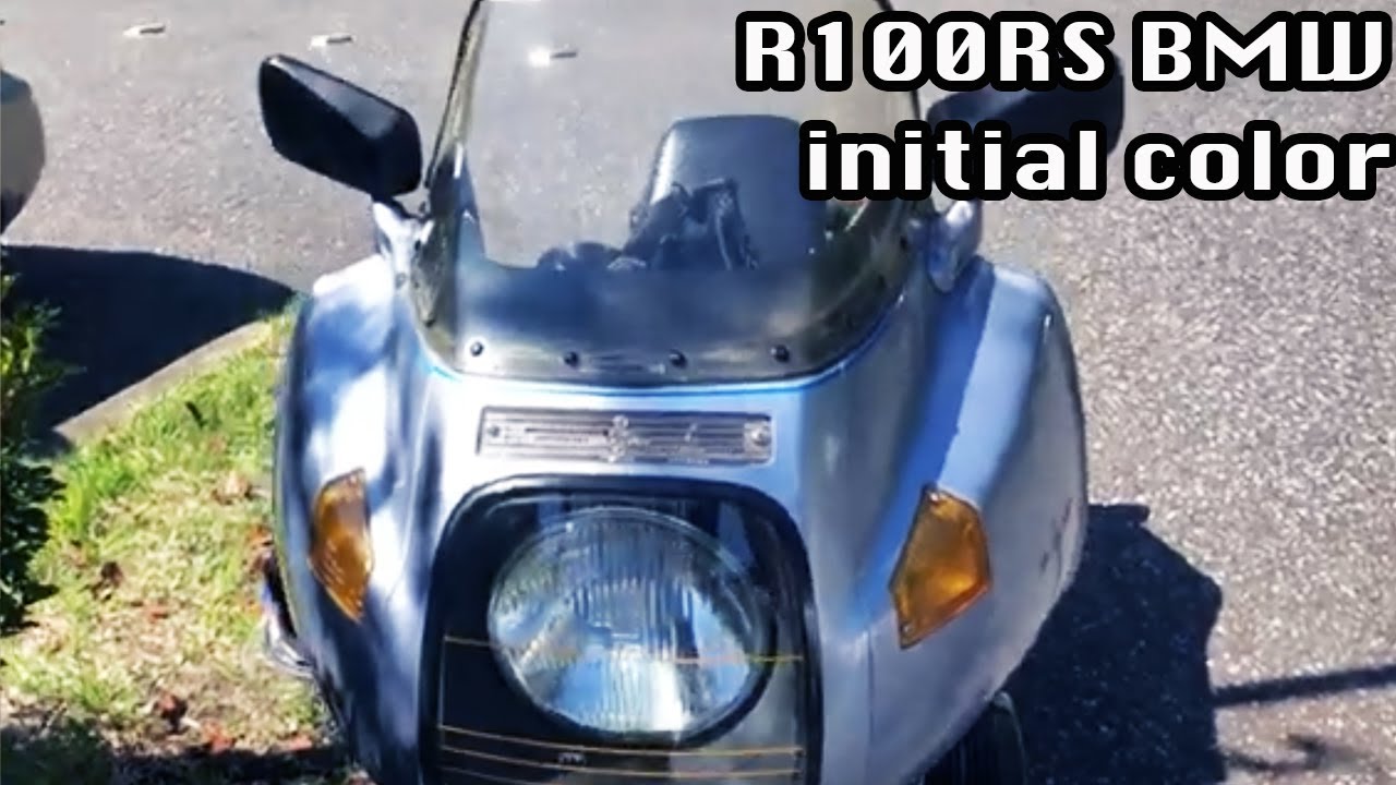 名車BMW R100RS 初期型カラーのライダーと奥多摩にてまったり談笑