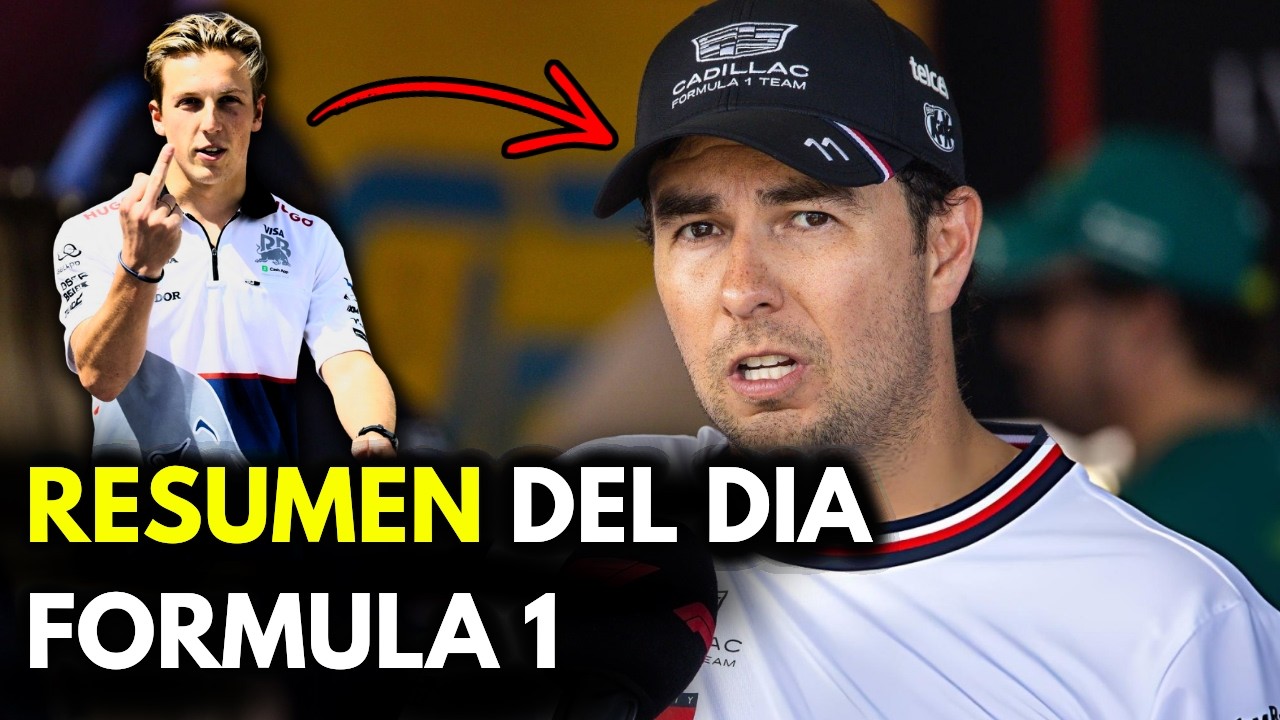 💥 Lawson estalla contra Checo Pérez | Ferrari se burla de la FIA con Leclerc