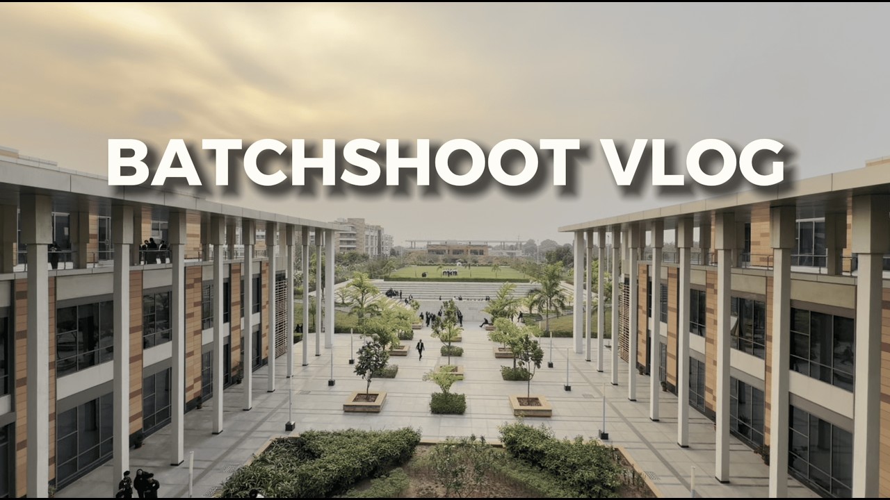 The Batch (24-26) Photoshoot Vlog | MBA Life at IIM Nagpur | Episode 1