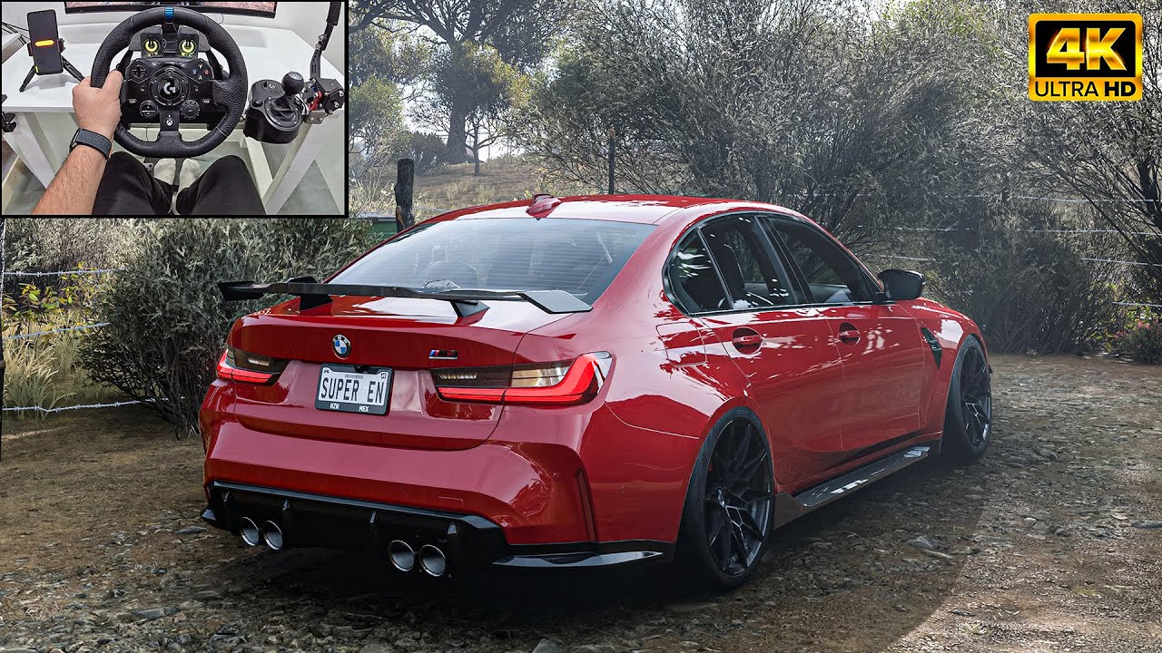 BMW M3 Competition - Forza Horizon 5 | Logitech G923 Steering Wheel