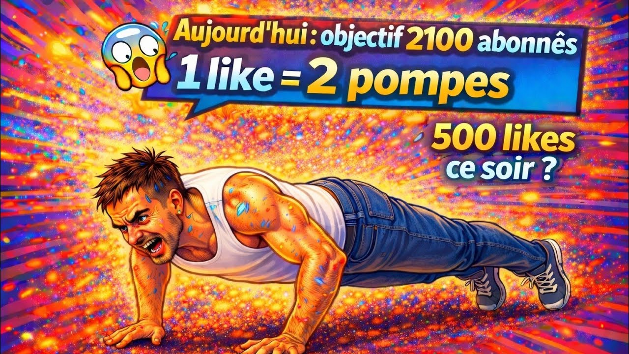 Yvan Simple aujourd'hui 1 like = 2 pompes 🔥💪